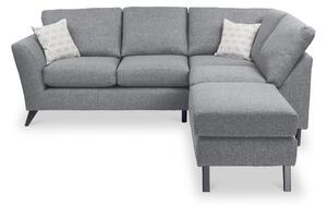 Geo Corner Sofa | Grey or Blue Fabric Couch | Roseland