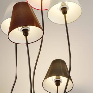 Melis five-bulb floor lamp for the living room