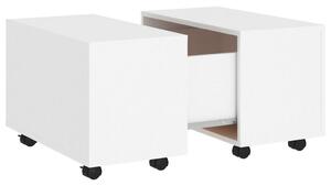 Coffee Table White 60x60x38 cm Engineered Wood