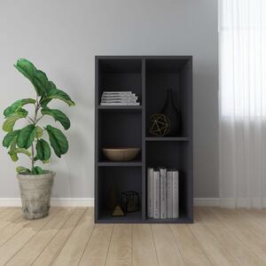 Book Cabinet/Sideboard Grey 50x25x80 cm Engineered Wood