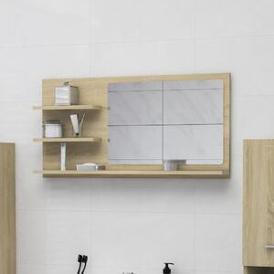 Bathroom Mirror Sonoma Oak 90x10.5x45 cm Engineered Wood