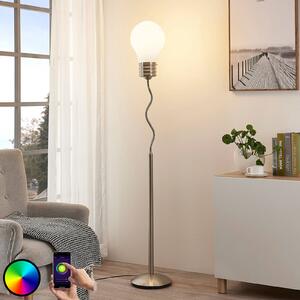 Lindby Smart RGB LED floor lamp Mena