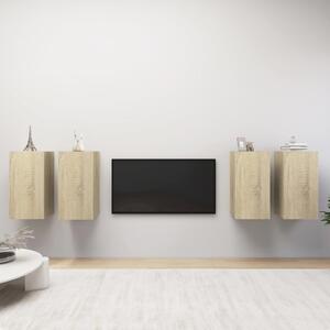 TV Cabinets 4 pcs Sonoma Oak 30.5x30x60 cm Engineered Wood