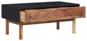 Coffee Table 90x50x40 cm Solid Acacia Wood and MDF