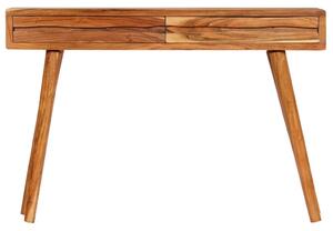 Console Table Solid Acacia Wood with Carved Drawers 118x30x80cm
