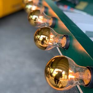 SEGULA LED bulb E27 3.2W 927 half-mirror gold