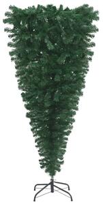 Upside-down Artificial Christmas Tree with Stand Green 150 cm