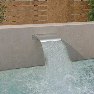 Pool Fountain Silver 45x9x26 cm Stainless Steel