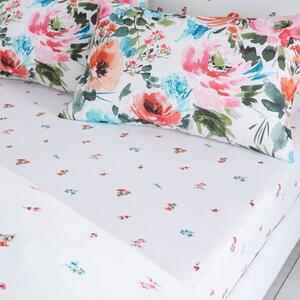 Malin Stem Blooms 100% Cotton Fitted Sheet