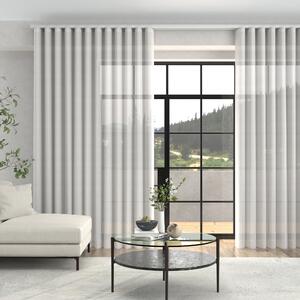 Romeo Voile Made To Measure Curtains + FREE Track - Wave Natural