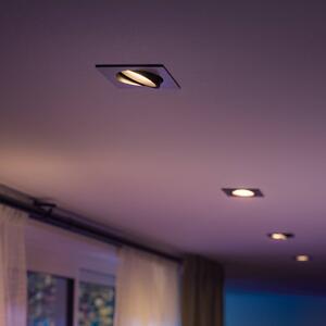 Philips Hue Centura LED spotlight, angular, alu