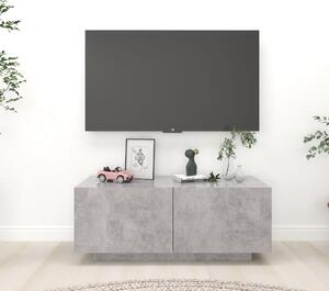 TV Cabinet Concrete Grey 100x35x40 cm Engineered Wood