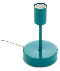 Colourful Oxford table lamp in turquoise