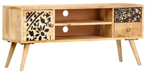 TV Cabinet 100x30x45 cm Solid Mango Wood