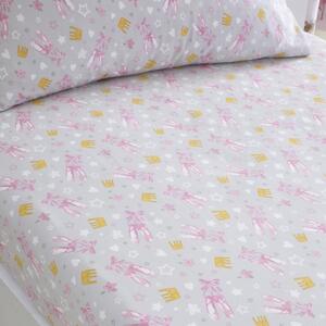 Ballet Dancer Pink Fitted Sheet