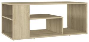 Coffee Table Sonoma Oak 100x50x40 cm Engineered Wood