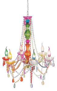 KARE Starlight Rainbow six-bulb chandelier
