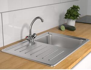 SCHÜTTE 2-Handle Sink Mixer PERUZZI Low Pressure Chrome