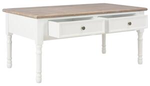 Coffee Table White 100x55x45 cm Wood