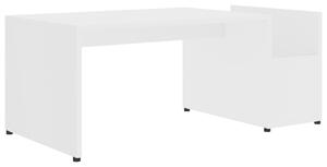 Coffee Table White 90x45x35 cm Engineered Wood