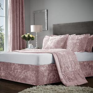 Catherine Lansfield Crushed Velvet Divan Base Bed Wrap