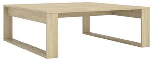 Coffee Table Sonoma Oak 100x100x35 cm Engineered Wood
