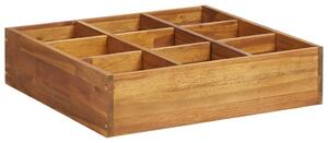 Herb Garden Raised Bed Solid Acacia Wood 60x60x15 cm