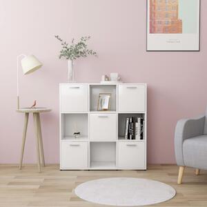 Book Cabinet White 90x30x90 cm Engineered Wood
