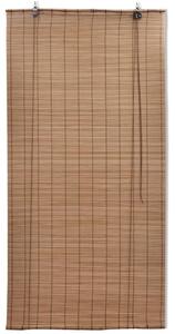 Bamboo Roller Blinds 2 pcs 80 x 160 cm Brown