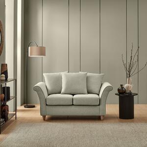 Dixie 2 Seater Sofa, Soft Texture Fabric Soft Green