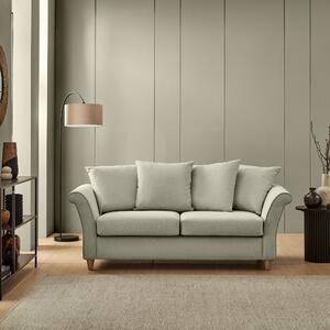 Dixie 3 Seater Sofa, Soft Texture Fabric Soft Green