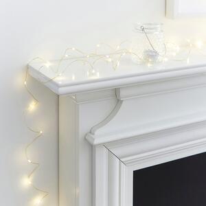 Micro 100 LED Wire String Lights Gold