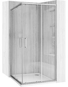 Shower enclosure Rea City 90x90 Nickel Brush