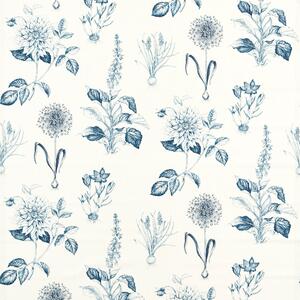 Clarke & Clarke Roseraie Fabric Midnight
