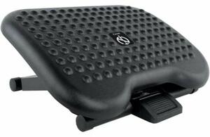 Footrest TooQ TQFR0603-B Black Adjustable