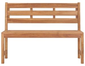 Garden Bench 120 cm Solid Teak Wood