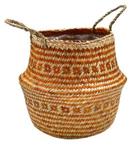 Seagrass Tribal Lined Basket