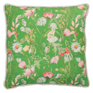 Linda Barker Alda 50cm x 50cm Filled Cushion Green