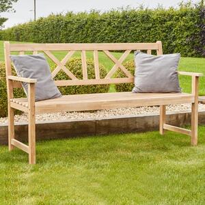 Cambridge 3 Seater Acacia Wood Bench