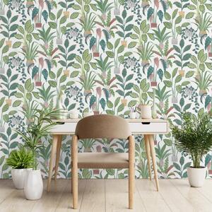 House Plants Self Adhesive Wallpaper