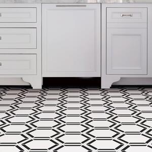 Coltrane Hexagon Self Adhesive Floor Tiles