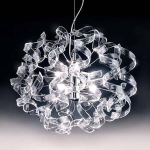 Glossy hanging light Crystal oval