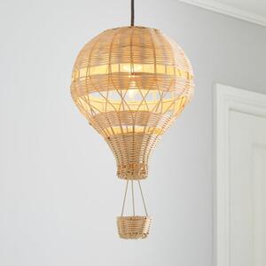 Hot Air Balloon Rattan Easy Fit Pendant Shade