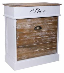 Shoe Rack Alexandra House Living White 28 x 58 x 50 cm 1 drawer