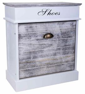 Shoe Rack Alexandra House Living White 28 x 58 x 50 cm 1 drawer