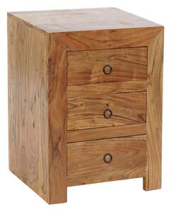 Nightstand DKD Home Decor Natural Acacia 45 x 35 x 60 cm