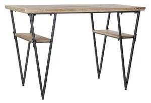 Desk DKD Home Decor Black Metal Fir (120 x 60 x 81 cm)