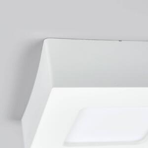 Marlo LED ceiling lamp white 4000K angular 12.8 cm