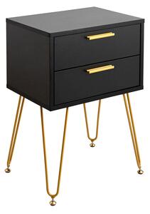 Nightstand Vinthera Moa Black Plastic 40 x 30 x 60 cm