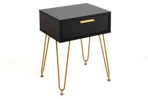 Nightstand Vinthera Moa Black Plastic 40 x 30 x 50 cm